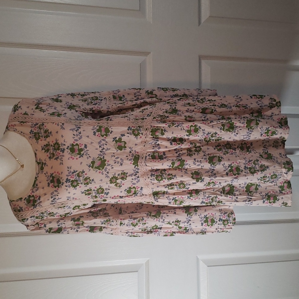 NEW Matilda Jane M Pink Floral Bohemian  Tunic